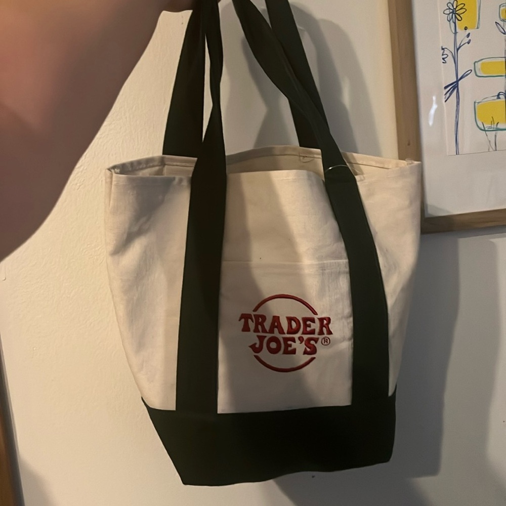NWT Dark Green Mini Trader Joe’s Tote
